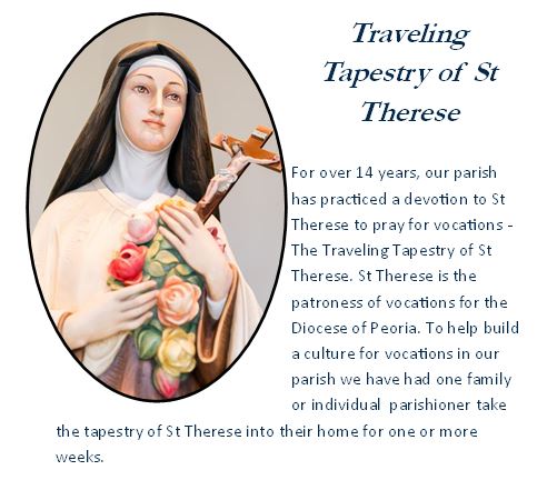 Therese of The Child Jesus - Tapestry Therese of The Child Jesus - Tapestry