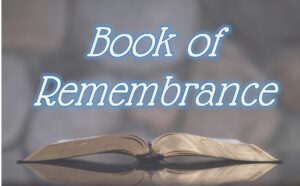 Book Of Remembrance for November