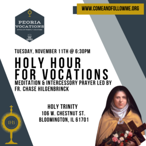 Holy Hour for Vocations - Nov 12